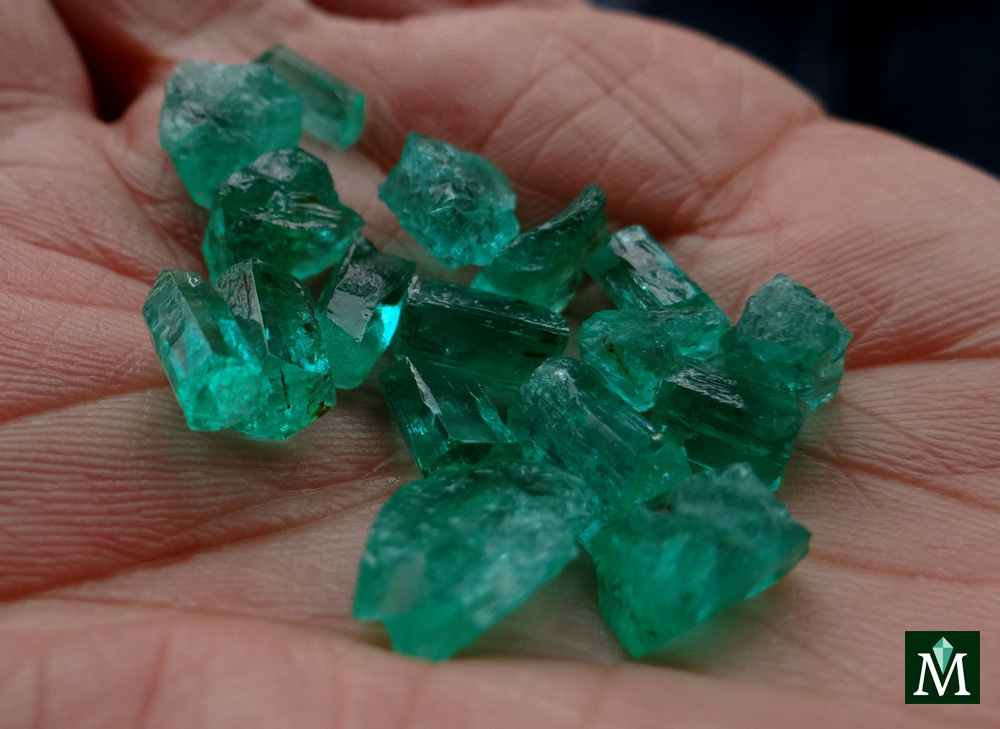 Rough Colombian Emeralds