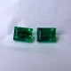 Princess cut emeralds